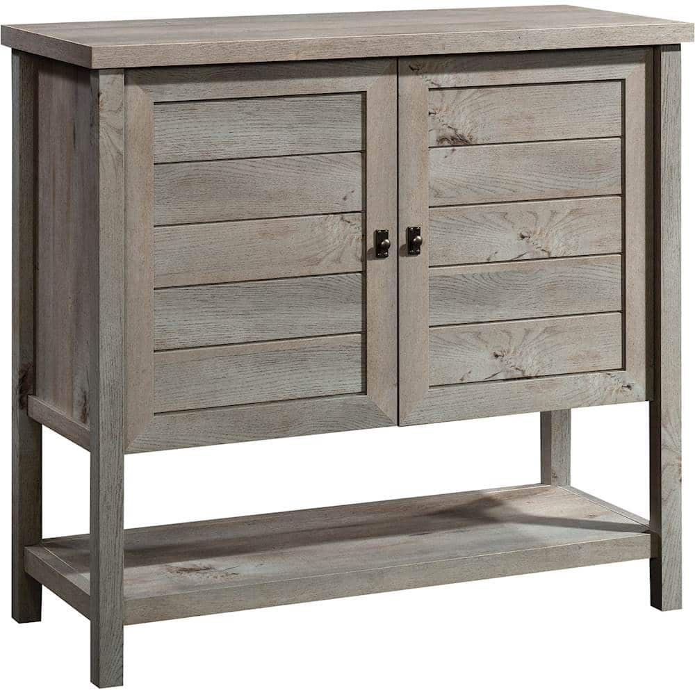 Angle View: Sauder - Cottage Road Storage Cabinet - Mystic Oak