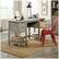 Left. Sauder - Cottage Road Collection Table - Gray.