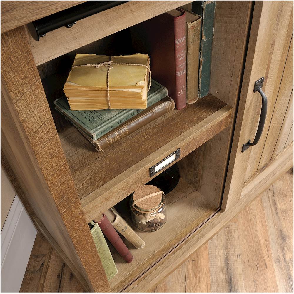 Sauder Adept Storage Accent Storage Cabinet Craftsman Oak 422473 Best Buy