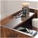 Alt View 14. Sauder - Harvey Park Collection Pedestal With Easy-Glide Drawers - Black/Grand Walnut.