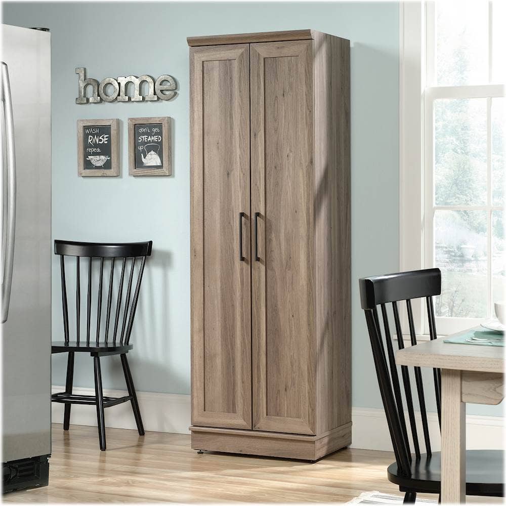 Alt View 14. Sauder - HomePlus Collection Storage Cabinet - Salt Oak.