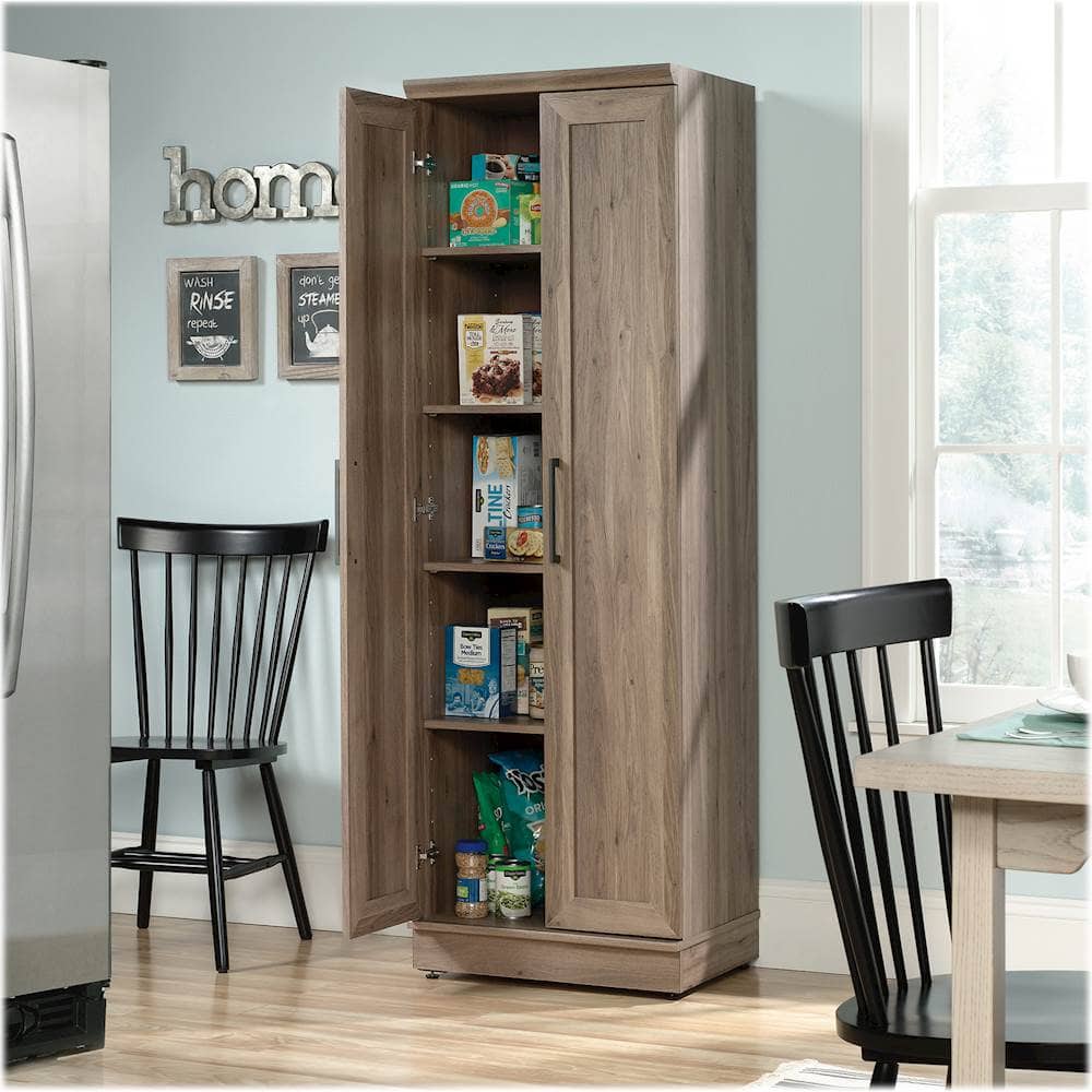 Alt View 15. Sauder - HomePlus Collection Storage Cabinet - Salt Oak.