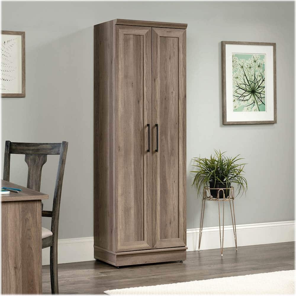 Alt View 16. Sauder - HomePlus Collection Storage Cabinet - Salt Oak.