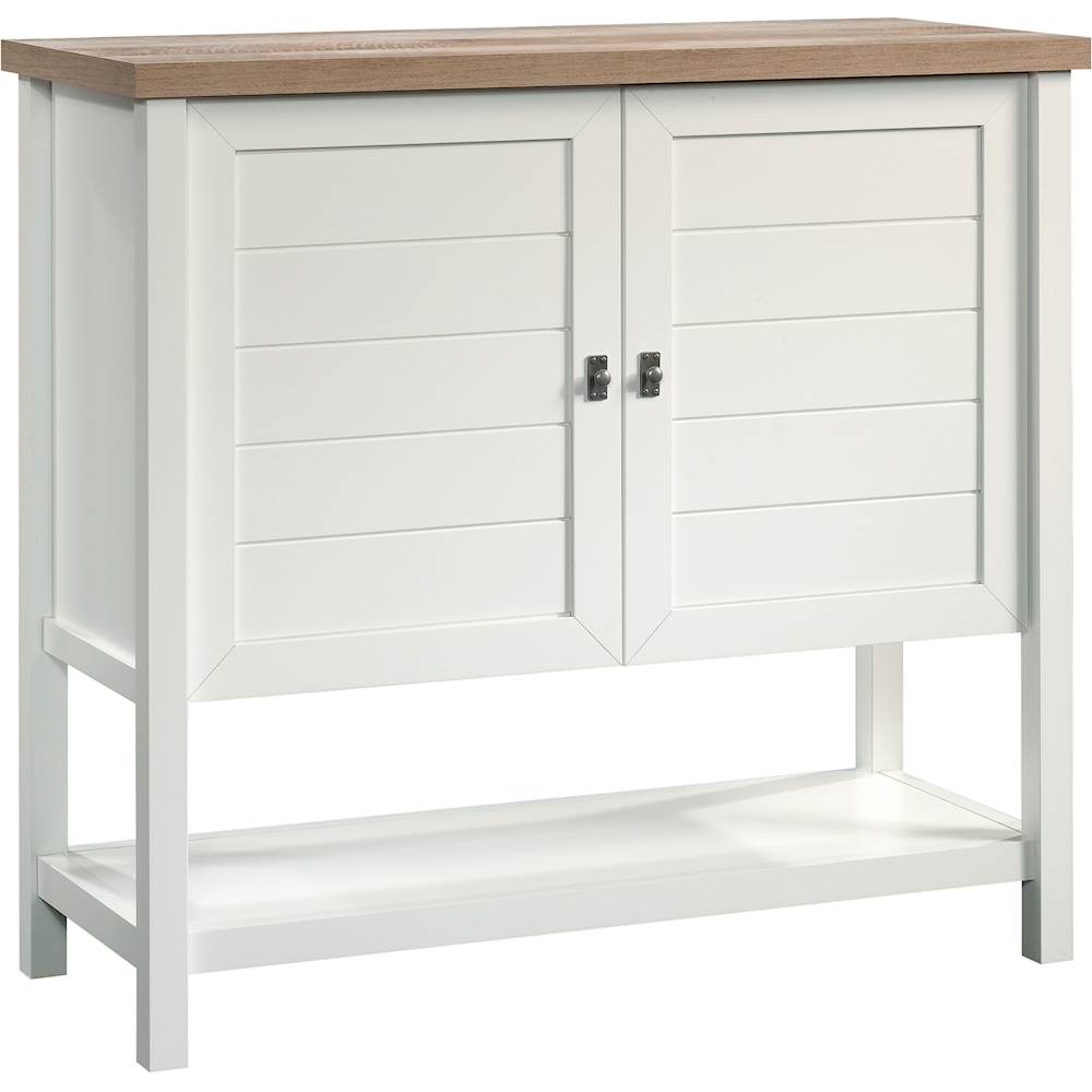 Angle View: Sauder - Cottage Road Storage Cabinet - Soft White
