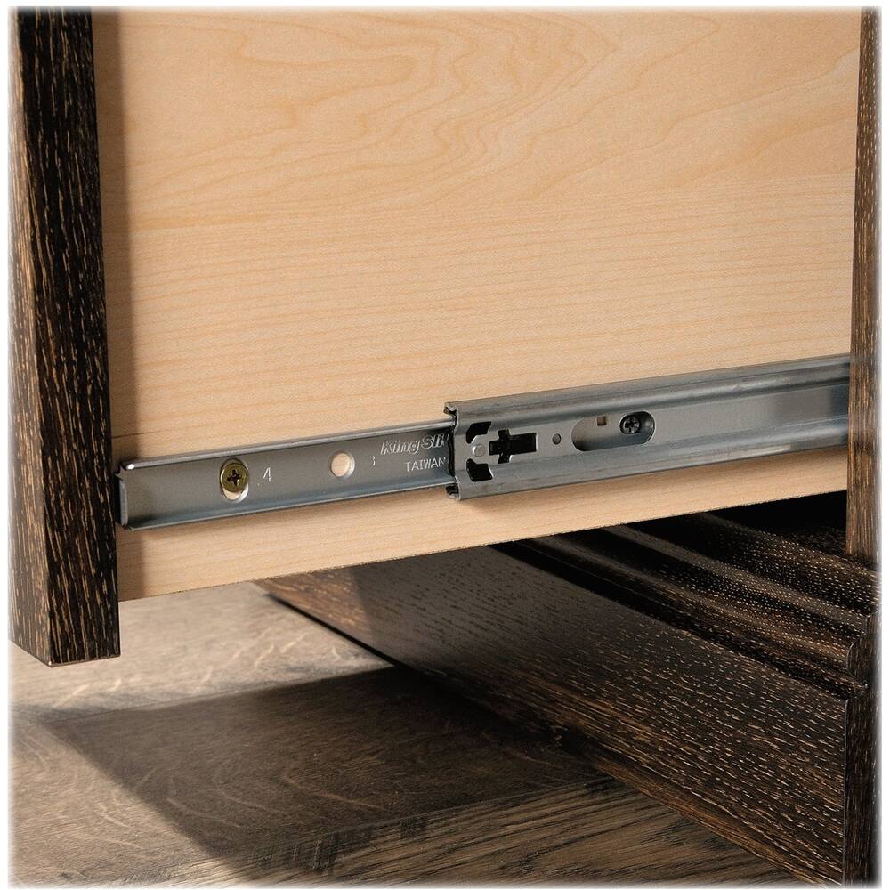 Alt View 16. Sauder - Barrister Lane Collection Pedestal Desk - Iron Oak.