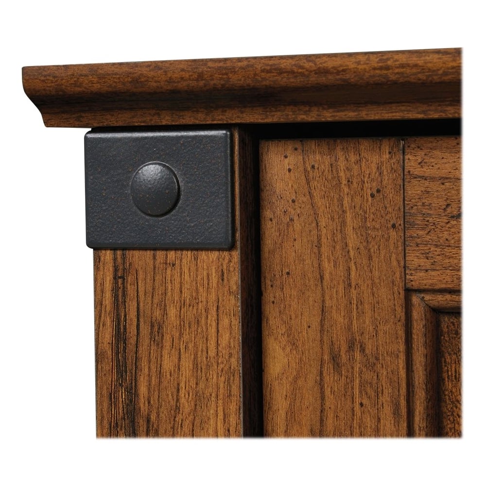 Alt View 14. Sauder - Carson Forge Collection Computer Desk - Washington Cherry.