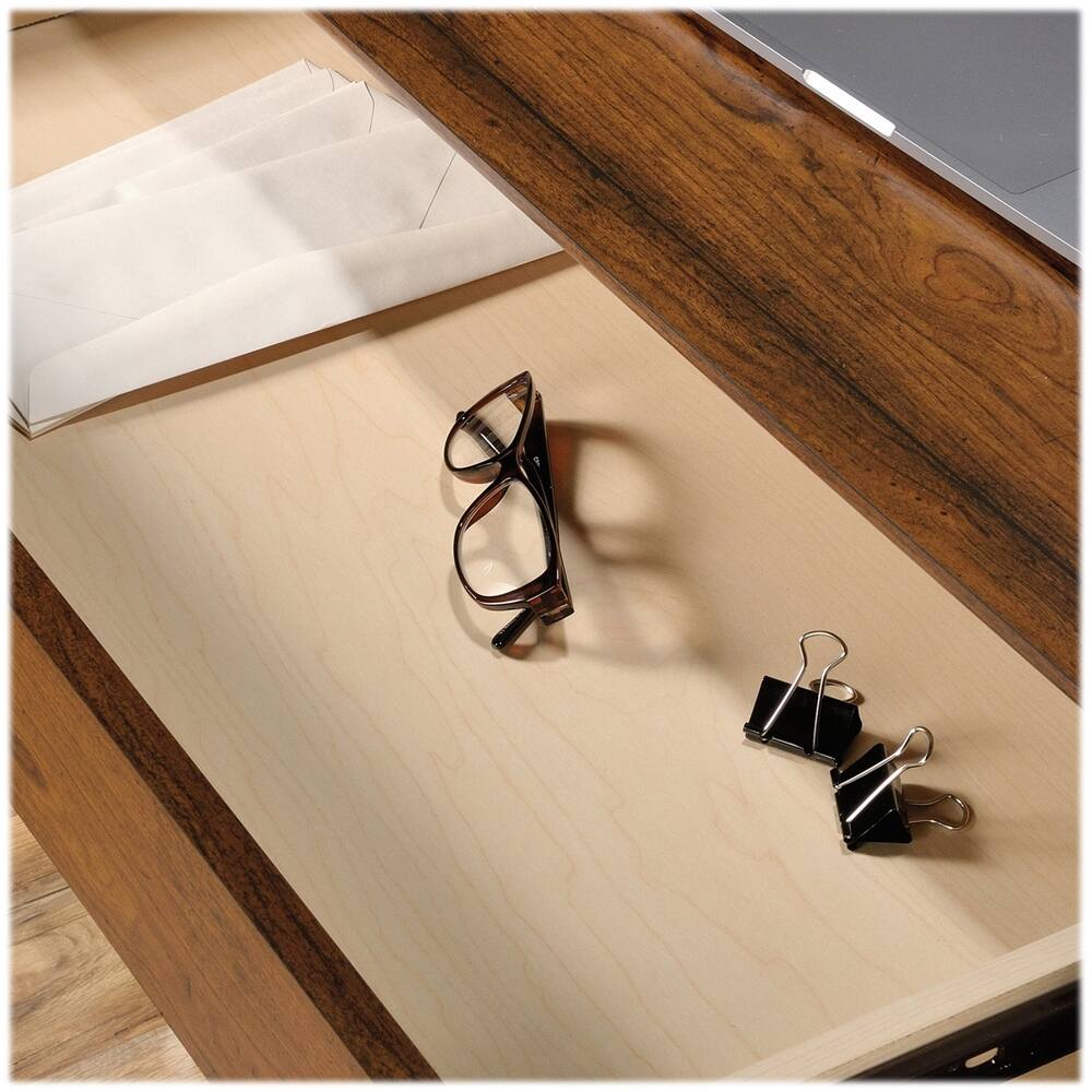 Alt View Zoom 19. Sauder - Carson Forge Collection Computer Desk - Washington Cherry.