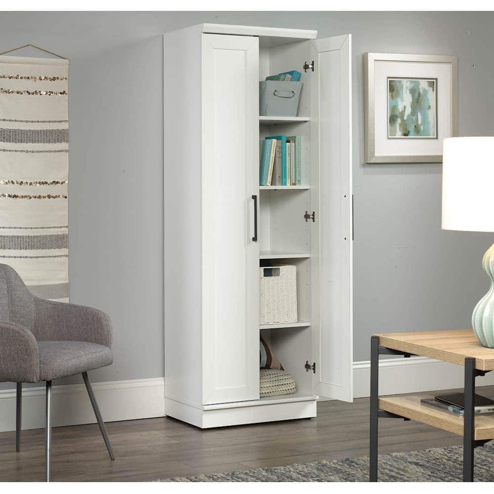 Alt View 17. Sauder - HomePlus Collection Storage Cabinet - Soft White.