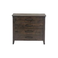 Sauder - Carson Forge Collection 2-Drawer Filing Cabinet - Coffee Oak - Front_Zoom