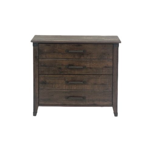 Front Zoom. Sauder - Carson Forge Collection 2-Drawer Filing Cabinet - Coffee Oak.
