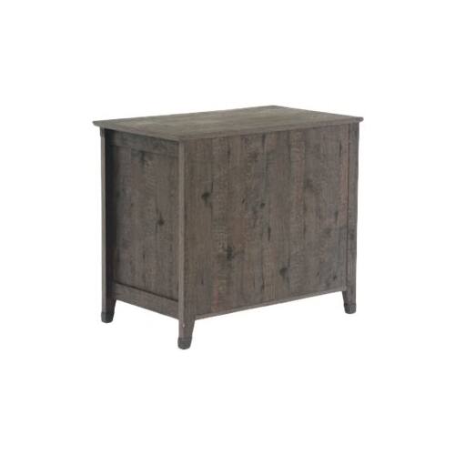 Alt View 15. Sauder - Carson Forge Collection 2-Drawer Filing Cabinet - Coffee Oak.