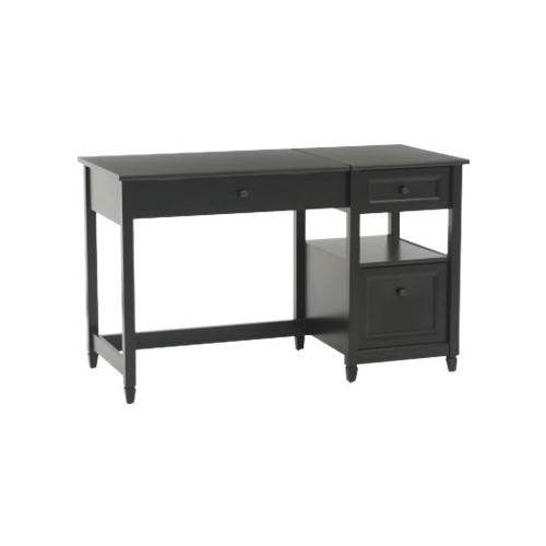 Sauder - Edge Water Collection Sit/Standing Desk - Estate Black