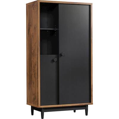 Sauder - Harvey Park Storage Cabinet - Grand Walnut