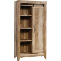 Sauder - Adept Storage Collection Storage Cabinet - Craftsman Oak - Angle_Zoom