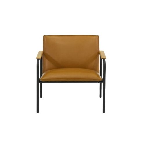 Front Zoom. Sauder - Boulevard Café Collection 4-Leg Accent Chair - Camel.