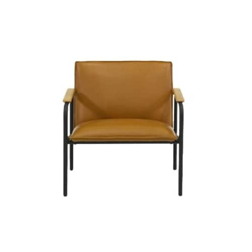 Camel colored accent cheap chair