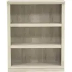 Front. Sauder - Select Collection 3-Shelf Bookcase - Chalked Chestnut.