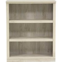 Sauder - Select Collection 3-Shelf Bookcase - Chalked Chestnut - Front_Zoom