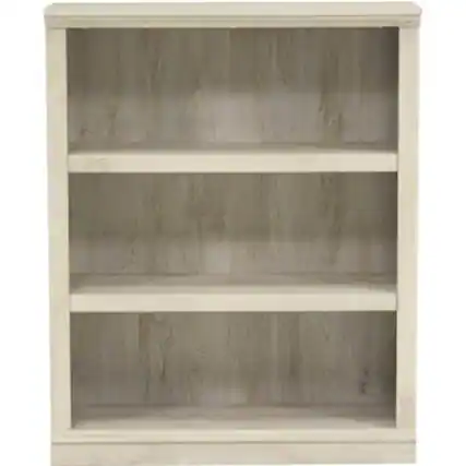 Front. Sauder - Select Collection 3-Shelf Bookcase - Chalked Chestnut.