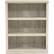 Front. Sauder - Select Collection 3-Shelf Bookcase - Chalked Chestnut.