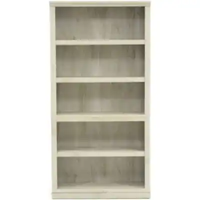 Front. Sauder - Select 5-Shelf Bookcase - Chalked Chestnut.