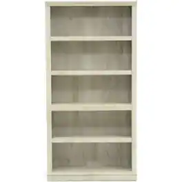 Sauder - Select 5-Shelf Bookcase - Chalked Chestnut