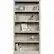 Alt View 11. Sauder - Select 5-Shelf Bookcase - Chalked Chestnut.