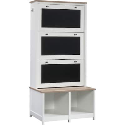 Sauder Cottage Road Entryway Storage Cabinet Soft White