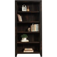 Sauder - Dakota Pass Collection 5-Shelf Bookcase - Char Pine - Front_Zoom