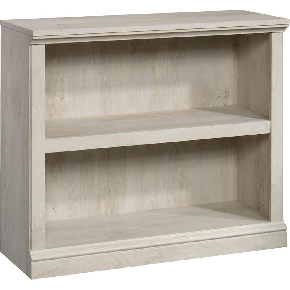 Angle. Sauder - Select 2-Shelf Bookcase - Chalked Chestnut.