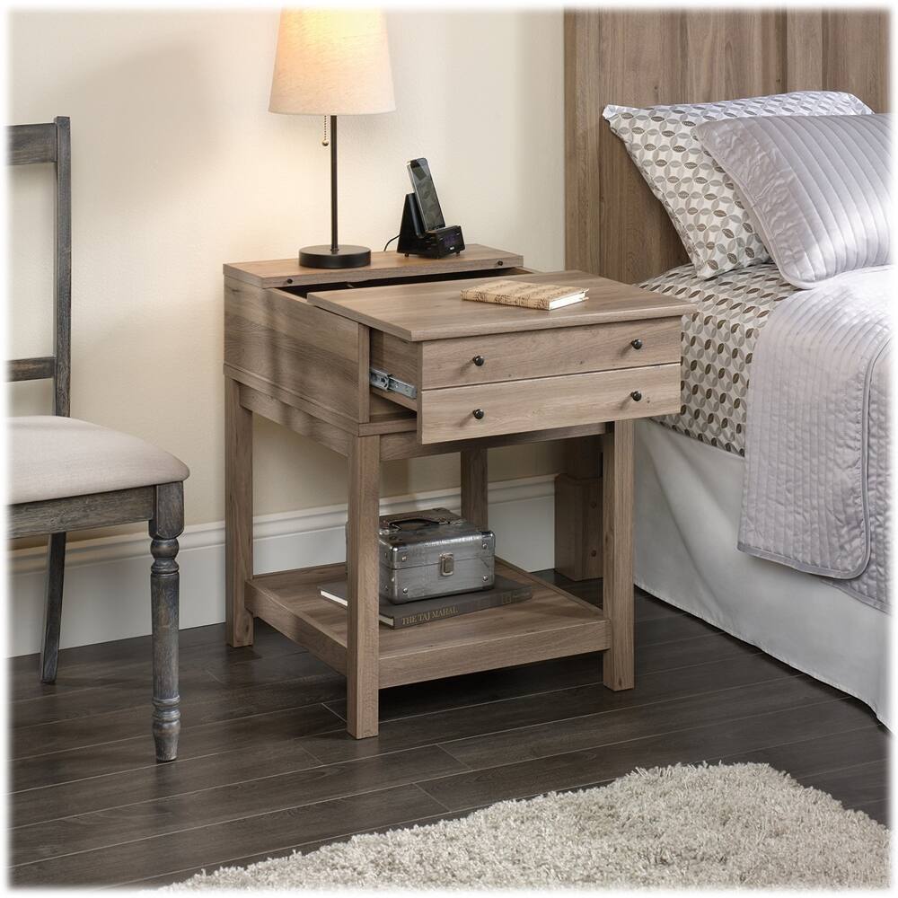 Left View: Sauder - Barrister Lane Collection Side Table