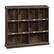 Front. Sauder - Barrister Lane Collection 10-Shelf Bookcase - Iron Oak.