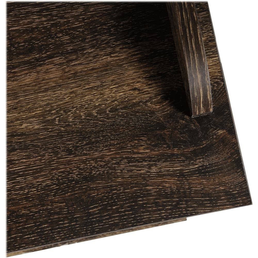 Alt View 11. Sauder - Barrister Lane Collection 10-Shelf Bookcase - Iron Oak.