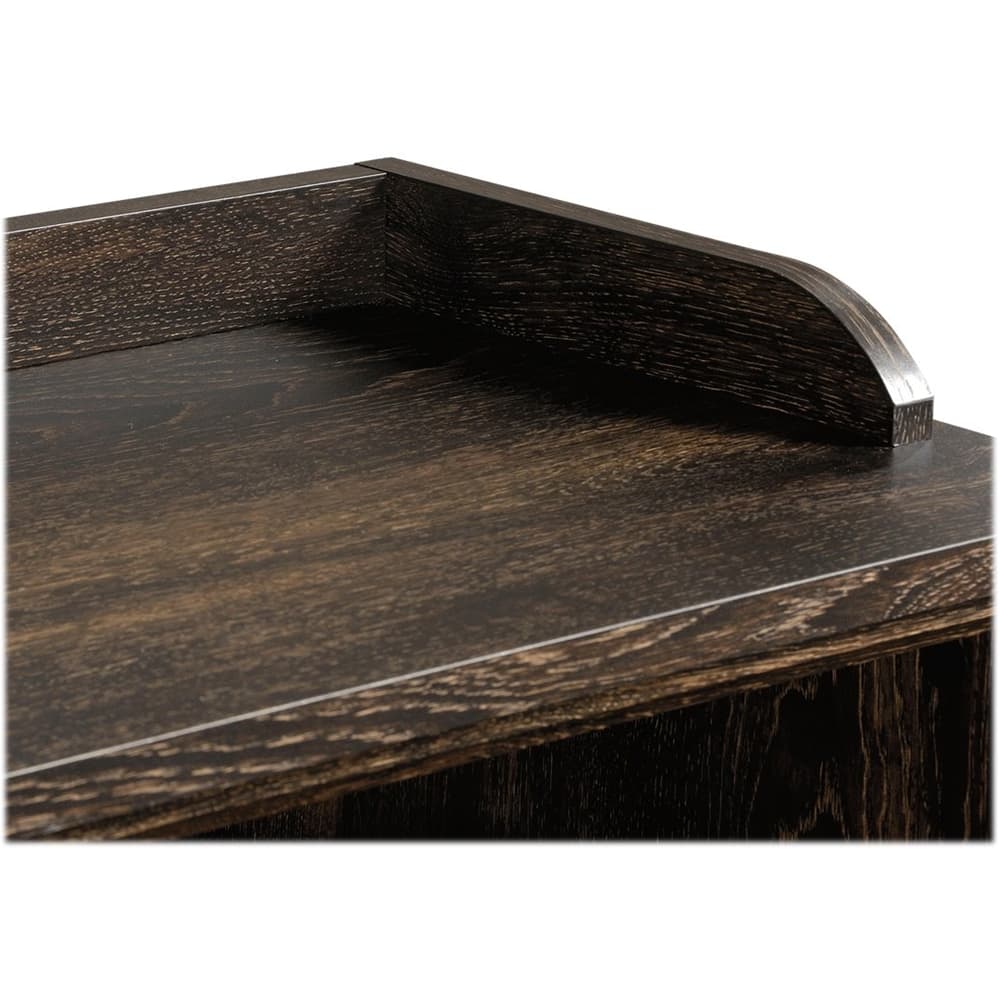 Alt View 15. Sauder - Barrister Lane Collection 10-Shelf Bookcase - Iron Oak.