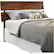 Alt View 11. Sauder - 66" Harvey Park Full-Size/Queen Headboard - Grand Walnut.