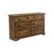 Left Zoom. Sauder - Palladia Collection 6-Drawer Dresser - Vintage Oak.