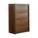 Left. Sauder - Harvey Park Collection 4-Drawer Dresser - Grand Walnut.