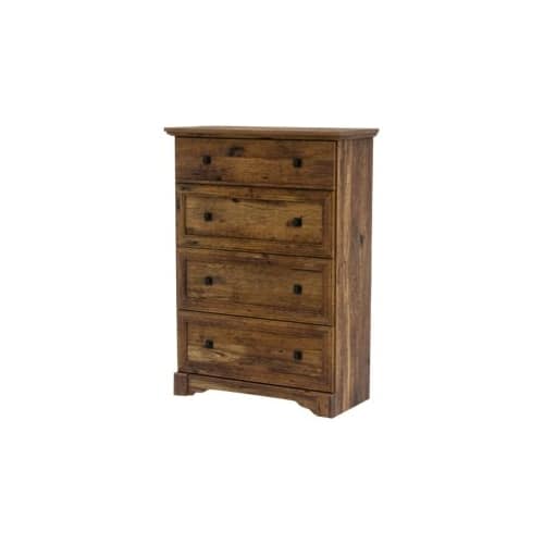 Sauder Palladia Collection 4Drawer Dresser Vintage Oak 420612 Best Buy