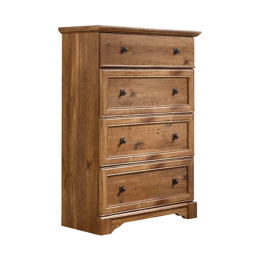 Sauder Palladia Collection 4Drawer Dresser Vintage Oak 420612 Best Buy