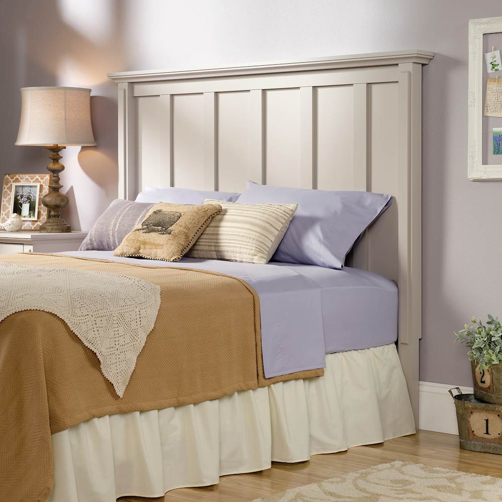 Sauder 64" New Grange Queen-Size Headboard Cobblestone ...