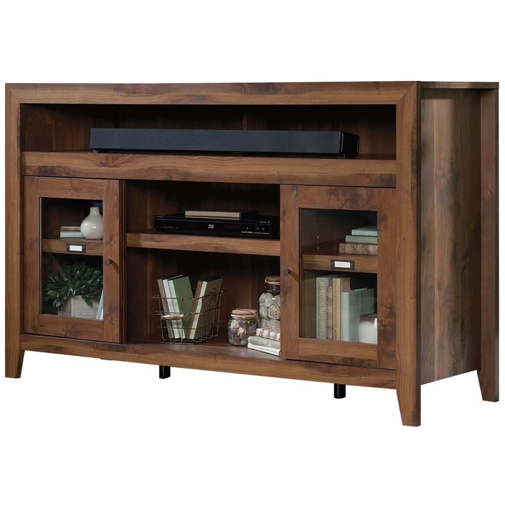 Front. Sauder - Dakota Pass Collection TV Cabinet for Most Flat-Panel TVs Up to 60" - Grand Walnut.