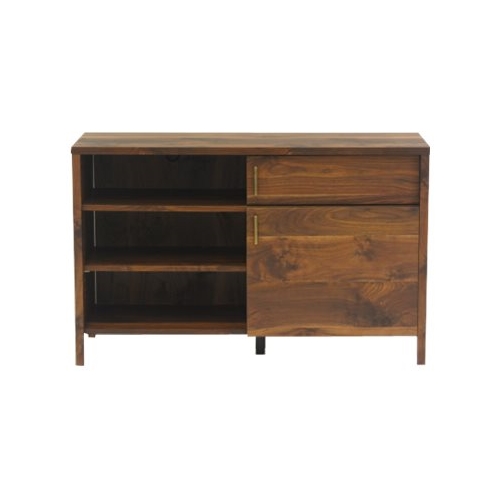 Sauder - Harvey Park Collection TV Cabinet for Most Flat-Panel TVs Up to 50" - Grand Walnut