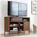 Alt View 12. Sauder - Harvey Park Collection TV Cabinet for Most Flat-Panel TVs Up to 50" - Grand Walnut.