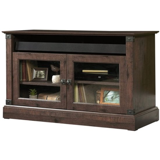 Sauder Carson Forge Collection Tv Cabinet For Most Flat Panel Tvs
