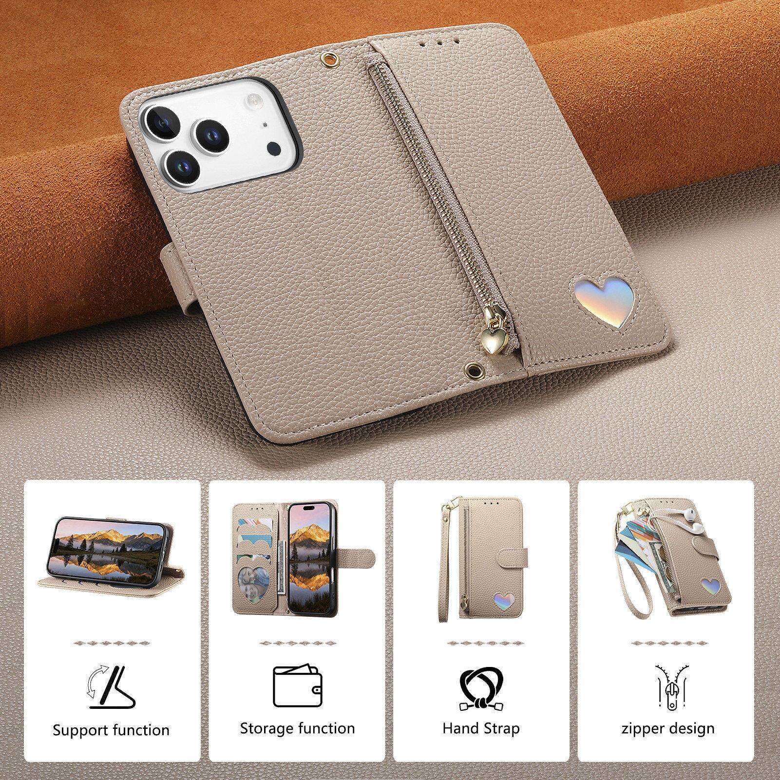 Support function  
Storage function  
Hand Strap  
Zipper design