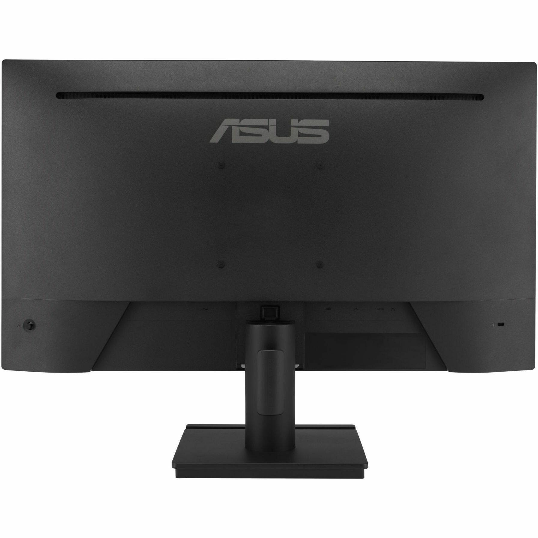 Back. ASUS - ASUS 25 inch (24.5" viewable) Full HD 120Hz  IPS Adaptive-Sync 1ms, Computer Monitor with Tilt Stand VA259HGA - Unknown.
