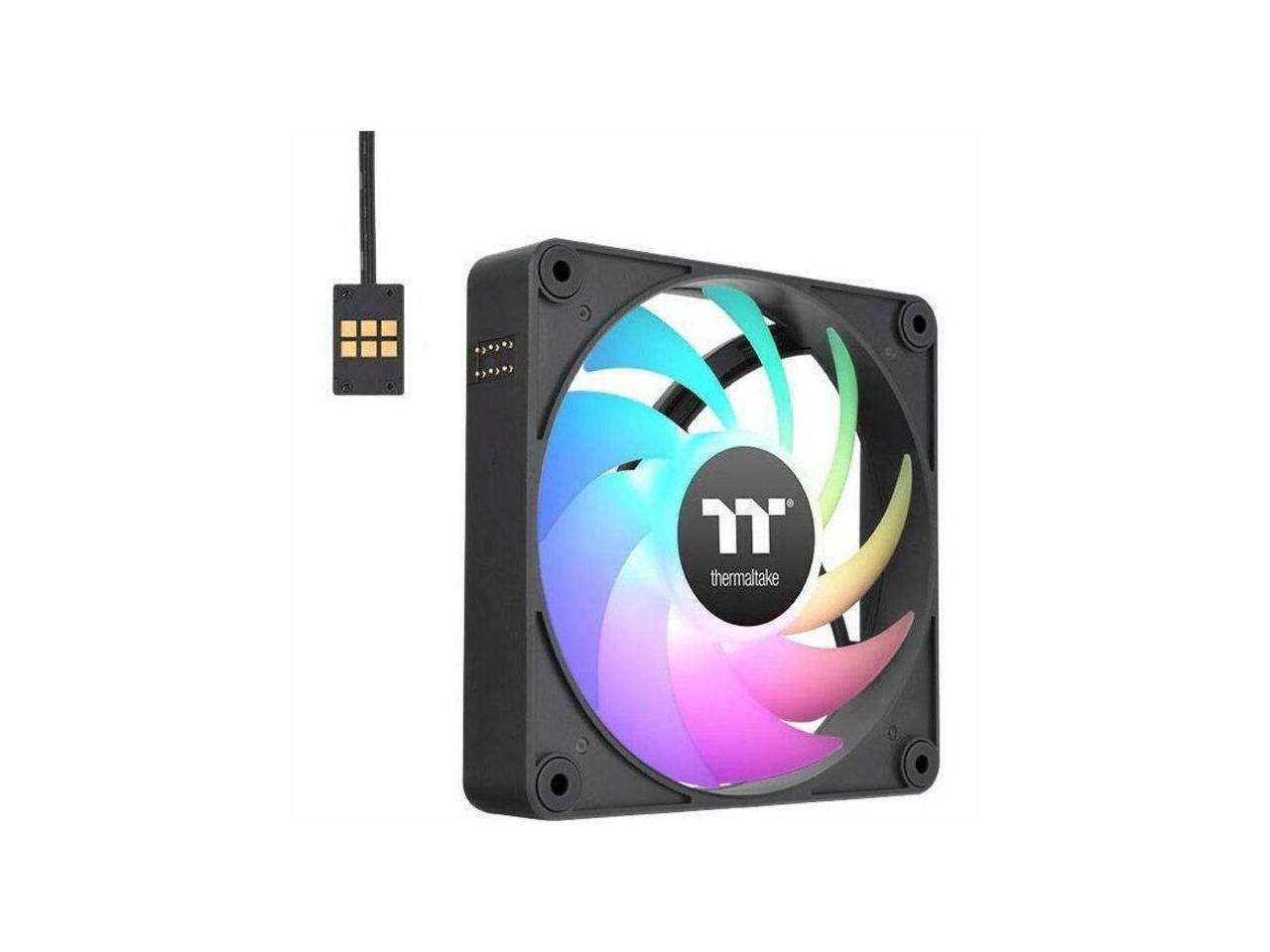 Alt View 4. Thermaltake - Thermaltake CT140 EX ARGB Sync PC Cooling Fan 3-Fan Pack 3 Pack CLF182PL14SWA - ARGB.