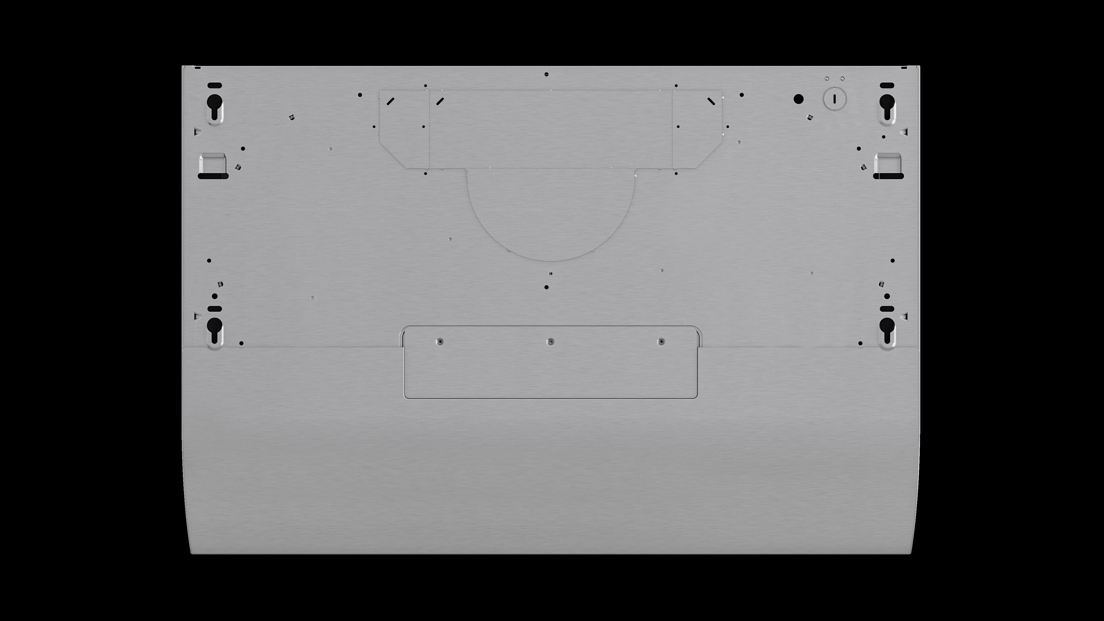 Alt View 4. Broan - Alta 30-Inch 350 MAX Blower CFM 1.5 Sones Range Hood - Stainless Steel.