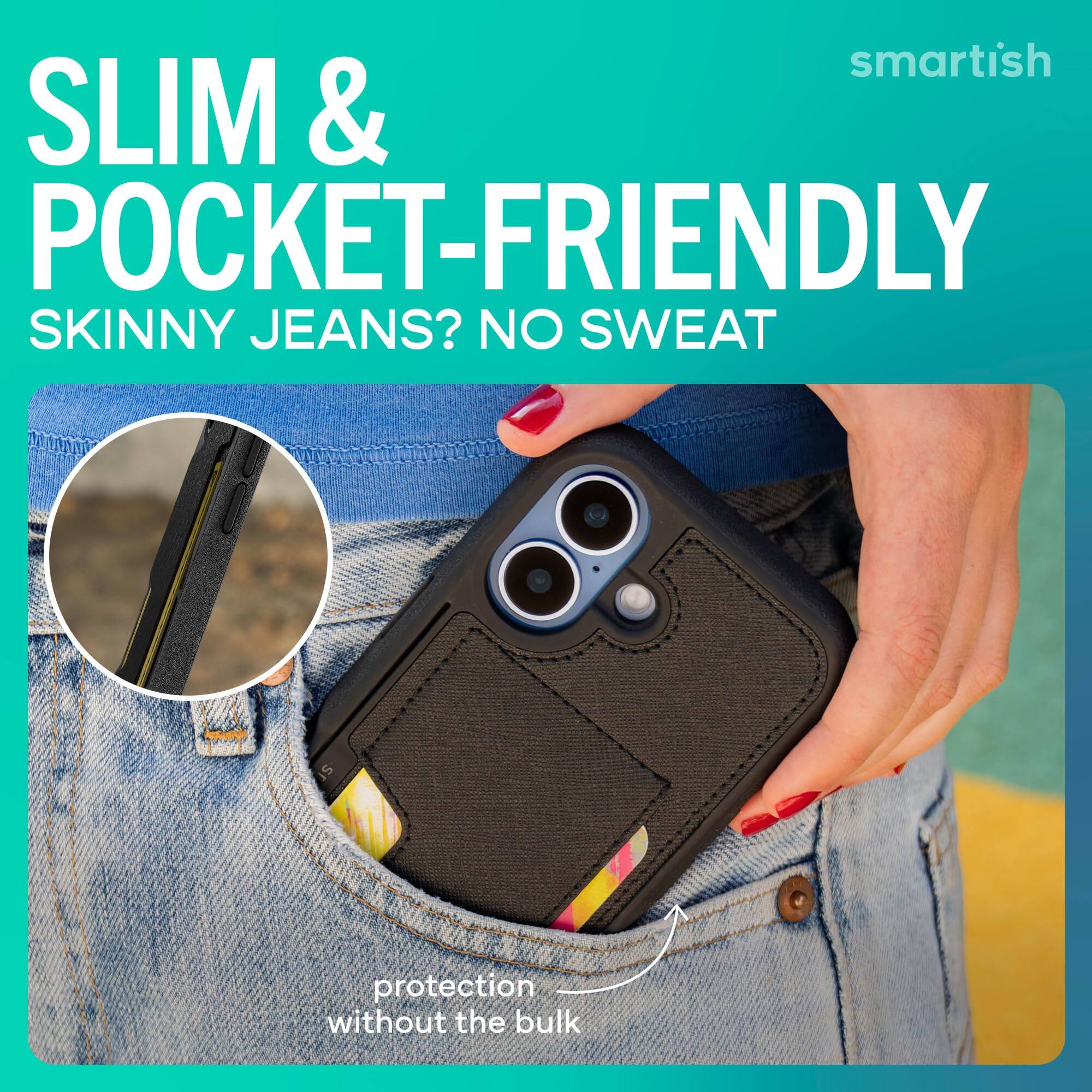 SLIM & POCKET-FRIENDLY  
SKINNY JEANS? NO SWEAT  

protection without the bulk