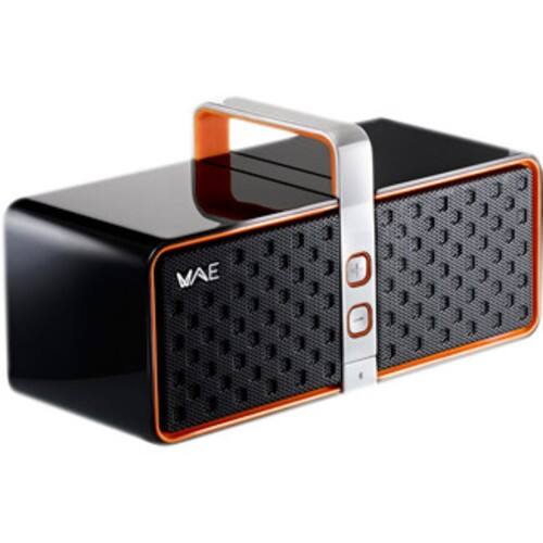 Right View. Hercules - 2.0 12 W Home Audio Speaker System - Wireless Speaker(s) - Pack of 1 - Black, Orange.